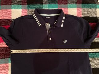 Maglia polo blu uomo manica lunga Key Up tg.M