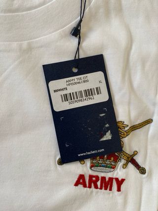 Camiseta Hackett Army Polo Team Talla XL