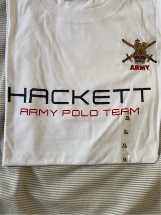 Camiseta Hackett Army Polo Team Talla XL