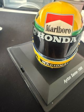 Casco Ayrton Senna 1988 Replica