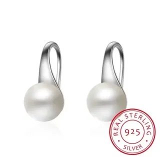 Pendientes Plata Ley 925 Perlas Naturales