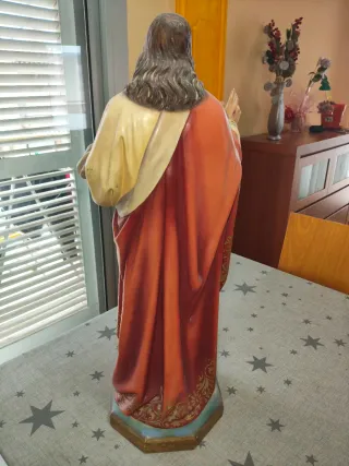 Escultura Sagrado Corazón Jesús 64 cm de alto