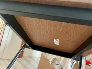 Taburete alto hierro y madera totalmente nuevo