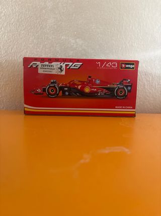 Modellino Ferrari SF-24 Leclerc Firma Burago