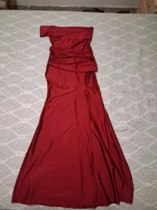 Vestido fiesta/graduación burdeos