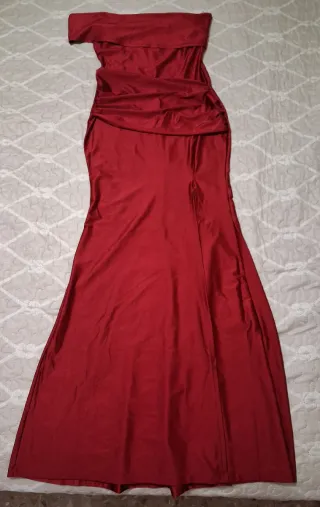 Vestido fiesta/graduación burdeos