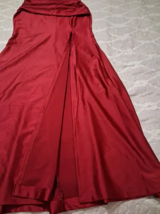 Vestido fiesta/graduación burdeos