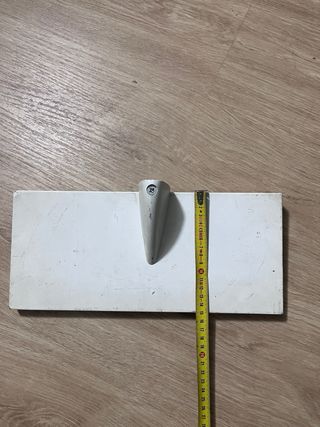 Estante madera blanco 34x15