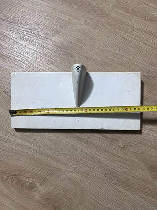 Estante madera blanco 34x15