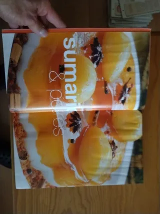 Libro antiguo  mi cocina, de postres.