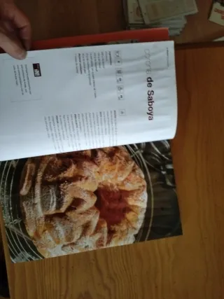 Libro antiguo  mi cocina, de postres.