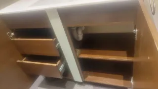 Mueble baño lavabo espejo con luz, fondo 41cm