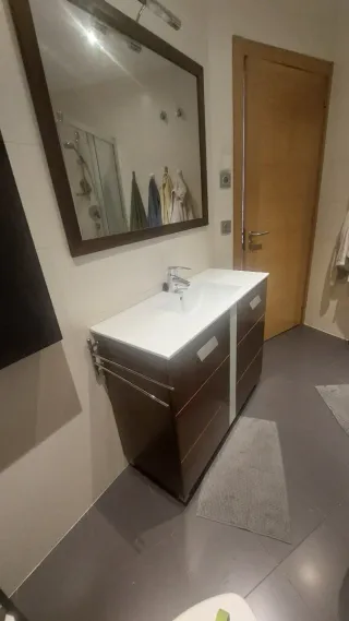 Mueble baño lavabo espejo con luz, fondo 41cm