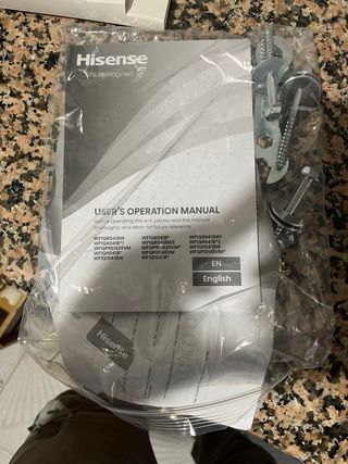 Lavadora Hisense 8kg Inverter Steam