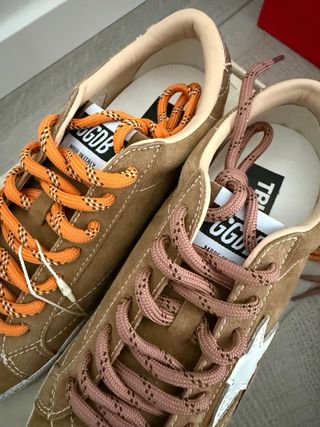Golden Goose Zapatillas Marrones y Naranja