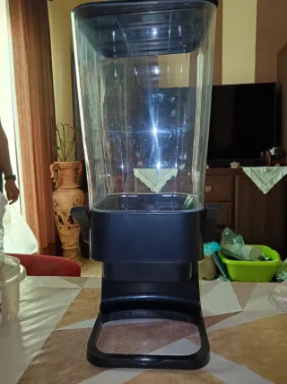 Dispensador de cereales transparente