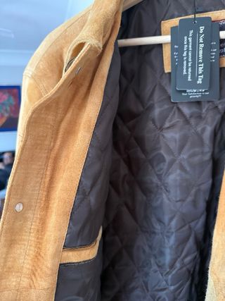 Chaqueta de ante para hombre