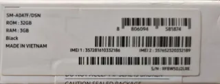 Samsung Galaxy A04s 32GB Negro Nuevo