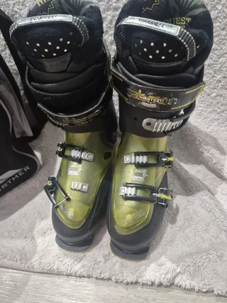 Botas de esquí Salomon Talla 43.5 incluye mochila