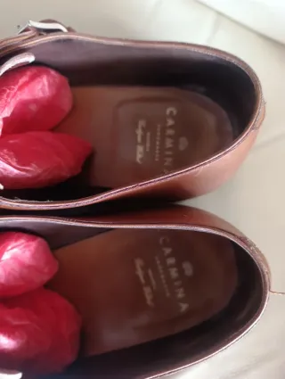 Zapatos Carmina Monk Strap Marrones Cuero