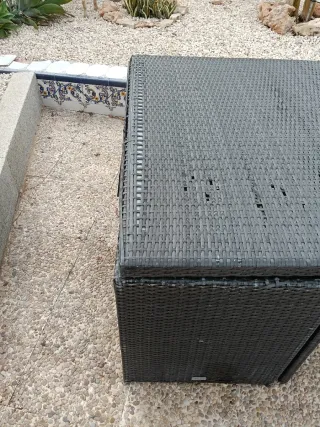 Mesa y 2 Sillas Exterior Ratán