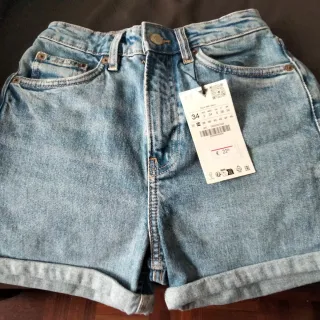 Shorts vaqueros Zara Talla 34