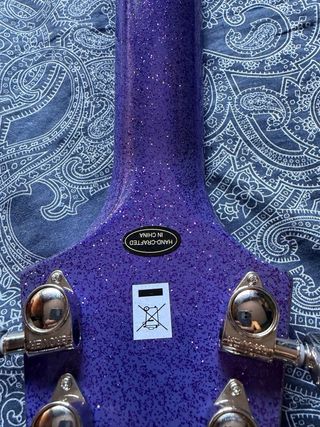 Epiphone Flying V Purple Sparkle