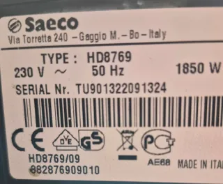 Macchina Caffè Saeco Moltio