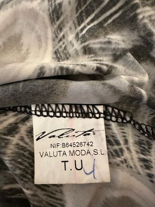 Top estampado estilo halter