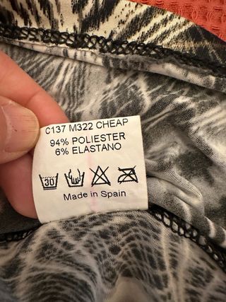 Top estampado estilo halter