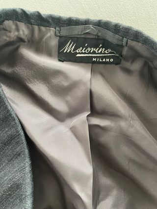 Abito elegante uomo sartoria MAIORINO grigio.