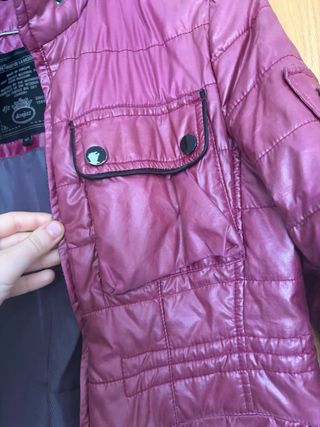 Cazadora vintage rosa talla M