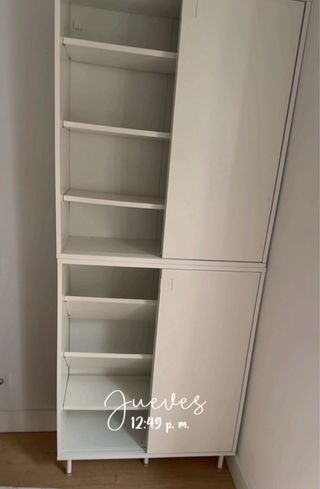 SEIS PRODUCTOS  Armario Zapatero Blanco (2 uds),