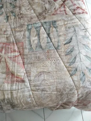 Piumone matrimoniale fantasia floreale