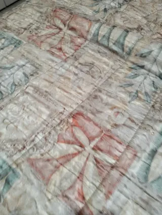 Piumone matrimoniale fantasia floreale