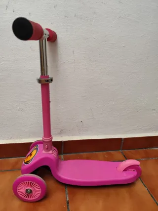 Patinete infantil 3 ruedas rosa