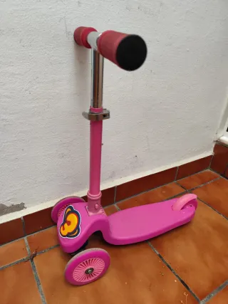 Patinete infantil 3 ruedas rosa