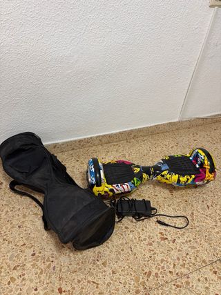 Hoverboard con funda y cargador