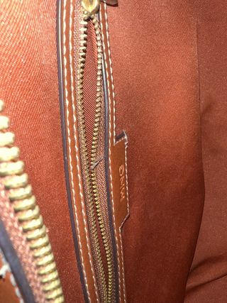 Bolso Mango Marrón Cuero