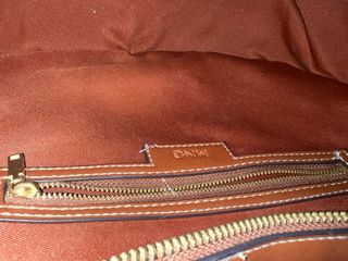 Bolso Mango Marrón Cuero