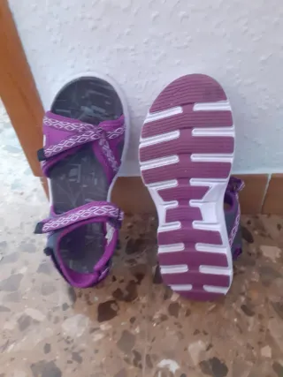 Sandalias mujer +8000 Trion gris