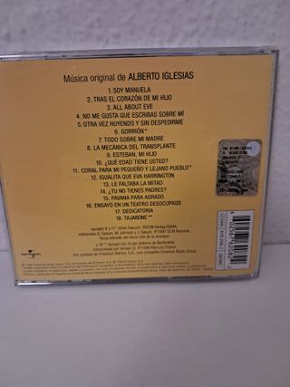 Banda Sonora Original Todo Sobre Mi Madre CD