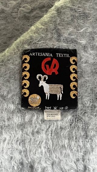 2 Coperte Mohair Ezcaray Grigio Perla