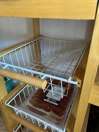 Carrito de cocina madera maciza