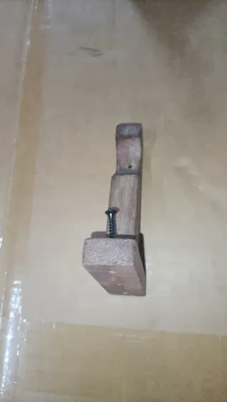 4 Appendiabiti in Legno per Tende