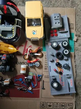 Lote de vehículos y accesorios Playmobil
