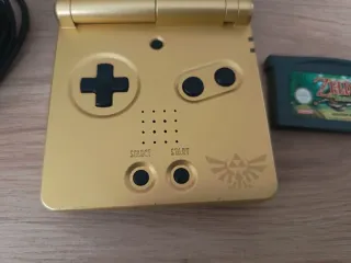 Nintendo GBA SP Edición Zelda Dorada