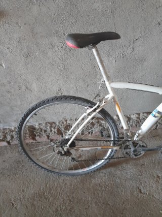 Bicicleta Decathlon Blanca Talla Grande