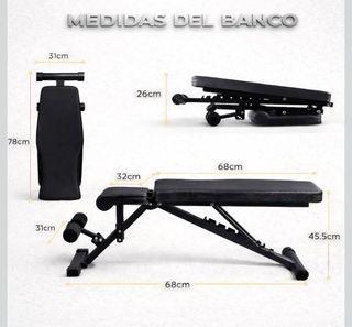 Pesas ajustables 40kg + Banco ajustable