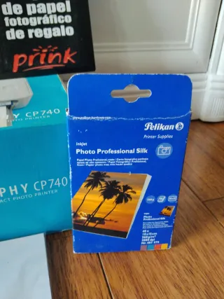 Impresora Canon Selphy CP740 + Papel Fotográfico